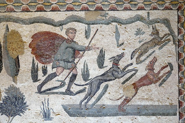 Ancient floor mosaic