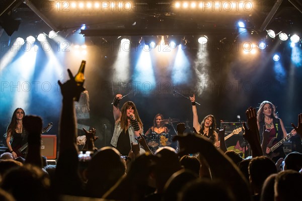 The American women's metal band The Iron Maidens