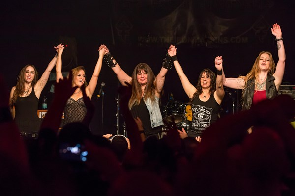 The American women's metal band The Iron Maidens