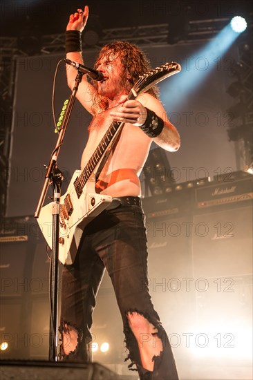 The Australian hard rock band Airbourne live at the Blue Balls Festival Lucerne