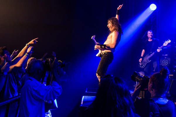 The Australian hard rock band Airbourne live at the Blue Balls Festival Lucerne