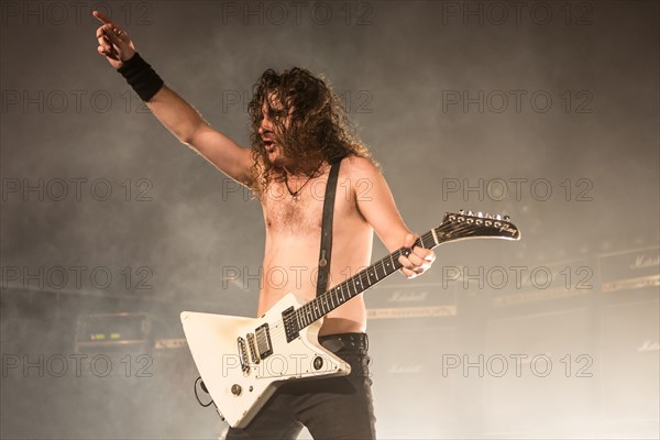 The Australian hard rock band Airbourne live at the Blue Balls Festival Lucerne