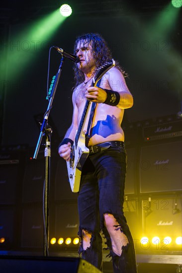 The Australian hard rock band Airbourne live at the Blue Balls Festival Lucerne