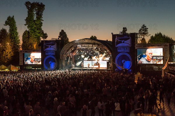 The British band Skunk Anansie with singer Deborah Anne Dyer alias Skin live at the 26th Heitere Open Air in Zofingen