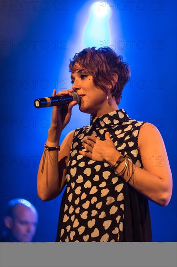 The French singer Isabelle Geffroy alias ZAZ live at the Schuur Lucerne
