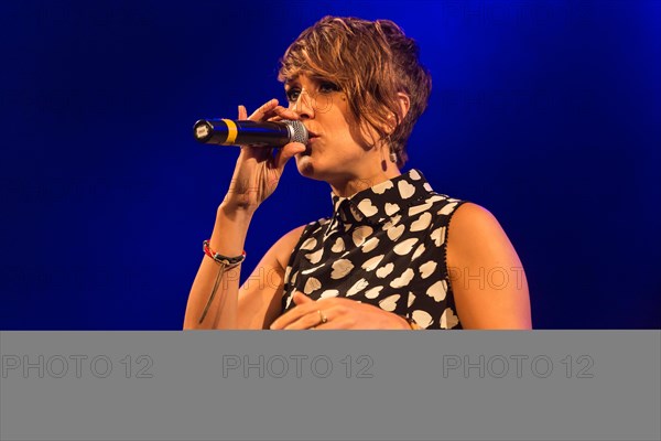 The French singer Isabelle Geffroy alias ZAZ live at the Schuur Lucerne