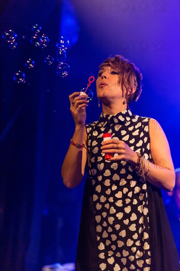 The French singer Isabelle Geffroy alias ZAZ live at the Schuur Lucerne