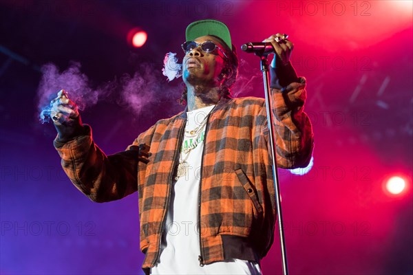 The American rapper Wiz Khalifa live at the 26th Heitere Open Air in Zofingen