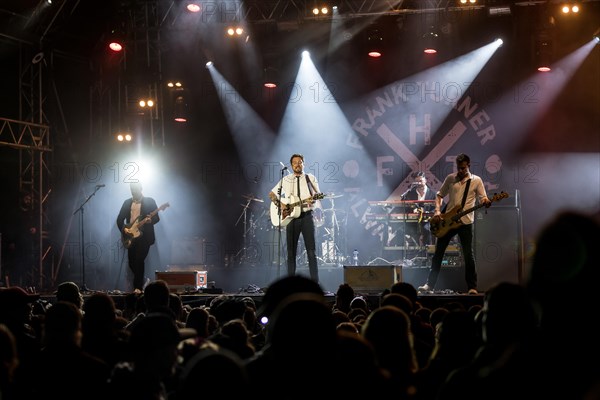 The British musician Frank Turner & The Sleeping Souls live at the 27th Heitere Open Air in Zofingen