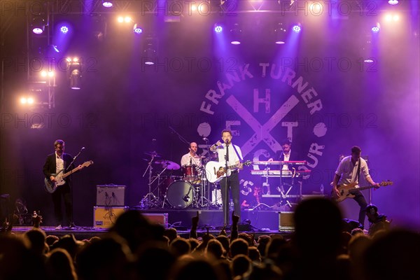 The British musician Frank Turner & The Sleeping Souls live at the 27th Heitere Open Air in Zofingen