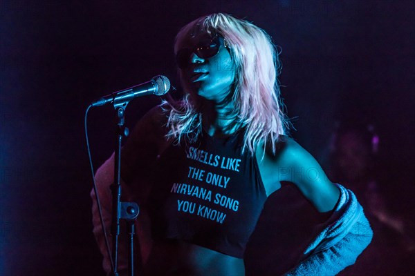US-American rapper Shayna McHayle alias Junglepussy live at Club Sudpol
