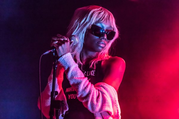 US-American rapper Shayna McHayle alias Junglepussy live at Club Sudpol