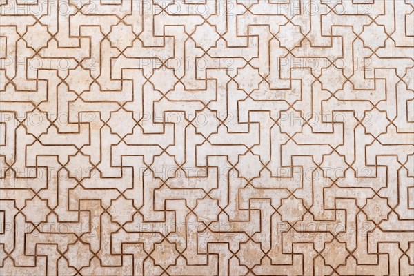Geometric Moorish plaster decorations