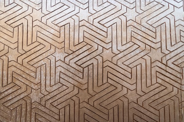 Geometric Moorish plaster decorations