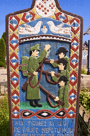 Tombstone of a soldier