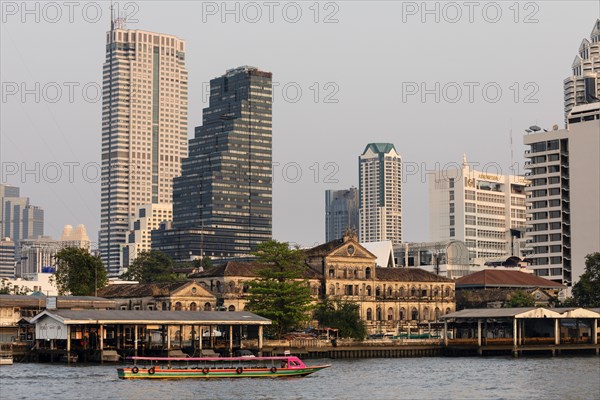 Skyline of the Bang Rak district