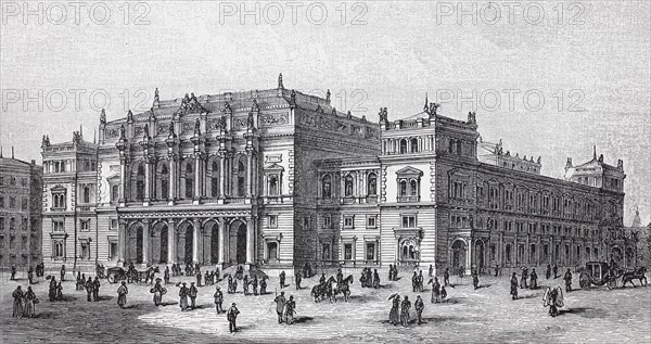 The stock exchange of Vienna