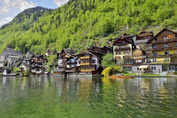 View of Hallstatt on Hallstattersee