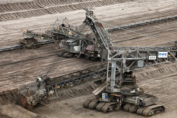 Bucket wheel excavators 275 in Inden opencast mine