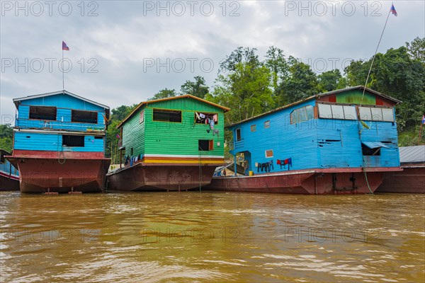 Houseboats on the Mekong