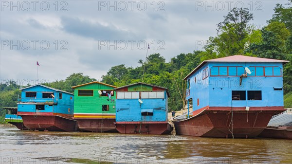 Houseboats on the Mekong