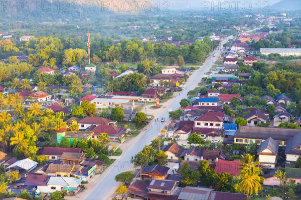 Aerial view of city