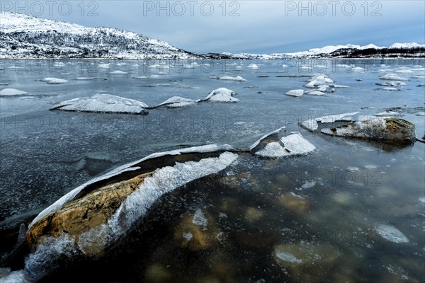 Frozen fjord
