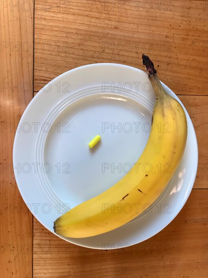 Banana and pill