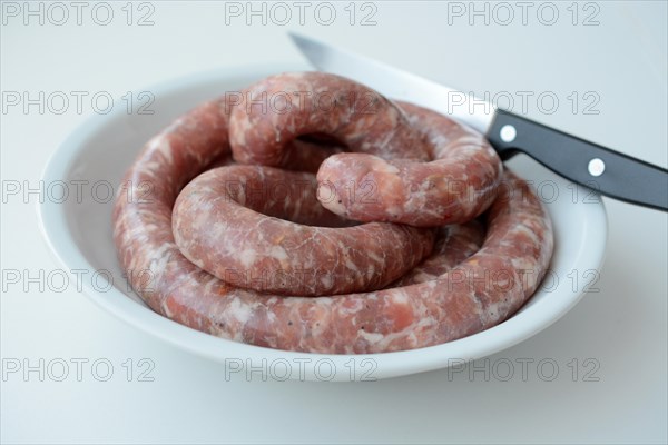 Fresh raw salsiccia