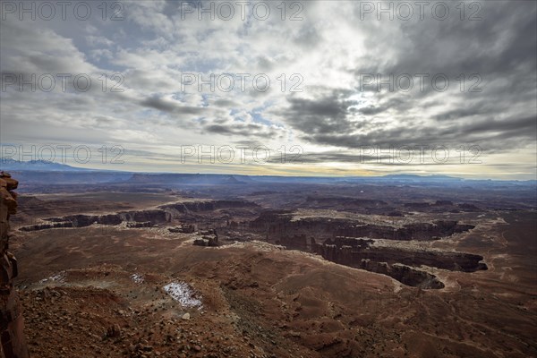 View of erosion landscape from Grand View Point Overlook