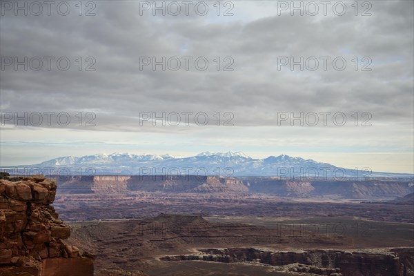 View from Grand View Point to La Sal Mountains