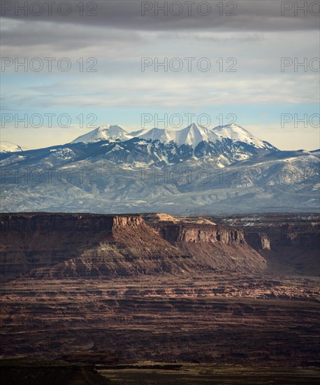 View from Grand View Point to La Sal Mountains