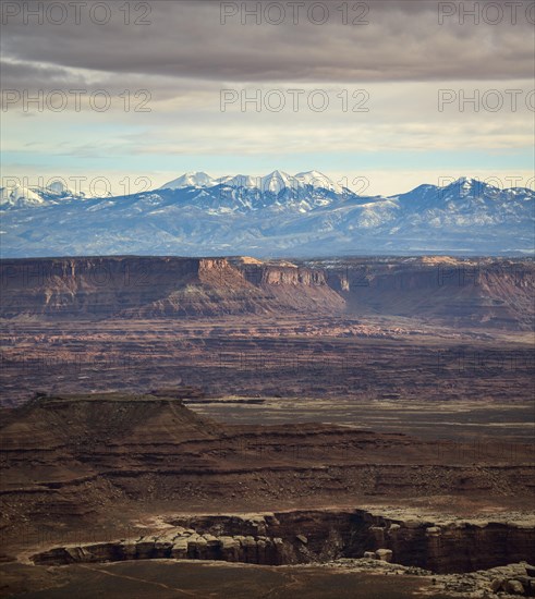 View from Grand View Point to La Sal Mountains