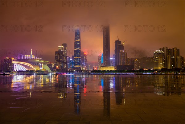 Skyline at night