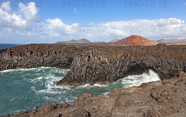 Rocky coast of Los Hervideros