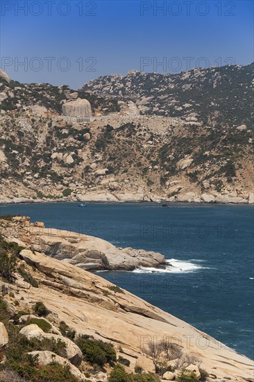 Rocky cliffs on the China Seas