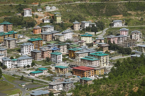 Traditional houses in Thimphu