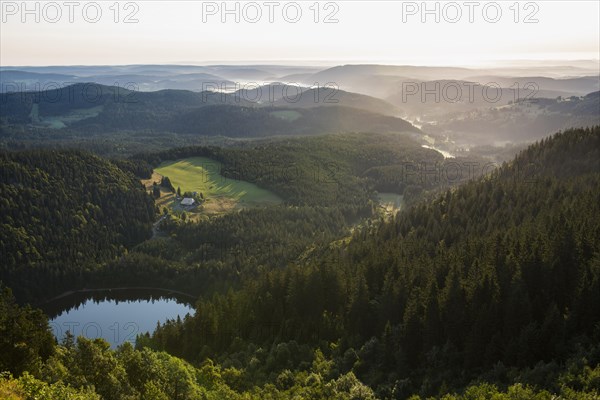 View east towards Feldsee from Feldberg