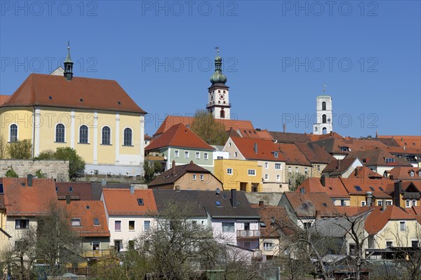 Cityscape Sulzbach-Rosenberg with castle