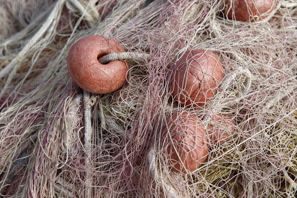 Fishing net in the port