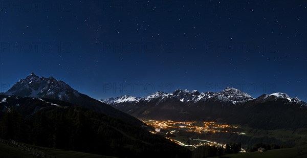 Landscape in the moonlight