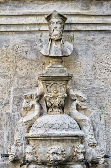 Nostradamus bust by Liotard de Lambesc
