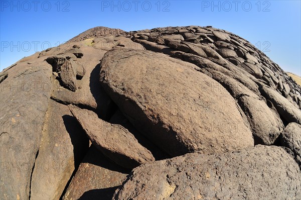 Weathered surface of the Aicha monolith