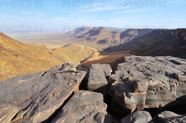 Mountain scenery at Amogjar pass