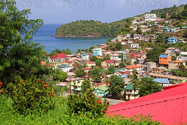 Local overview of the fishing village Canaries