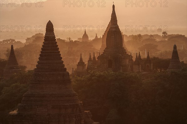 View of pagodas