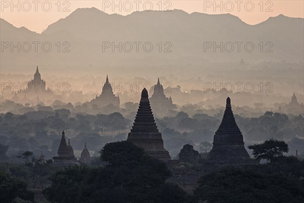 View of pagodas
