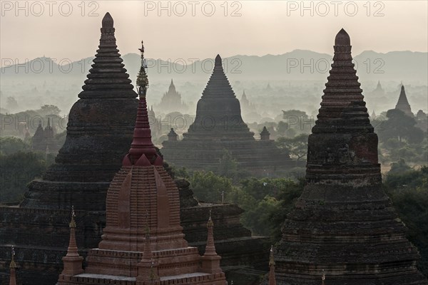 View of pagodas
