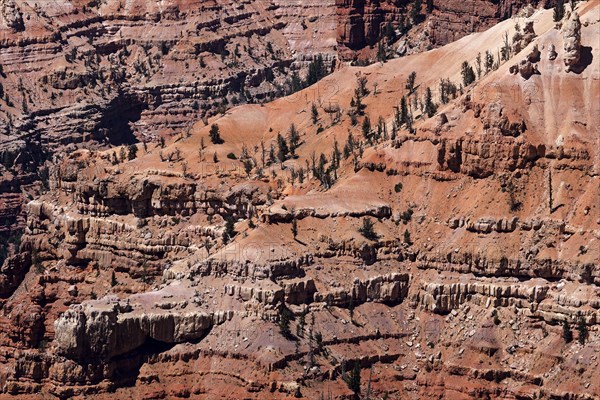 Views of bizarre sandstone erosions in Amphitheater