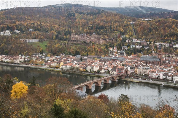 View from Philsophenweg to Neckar